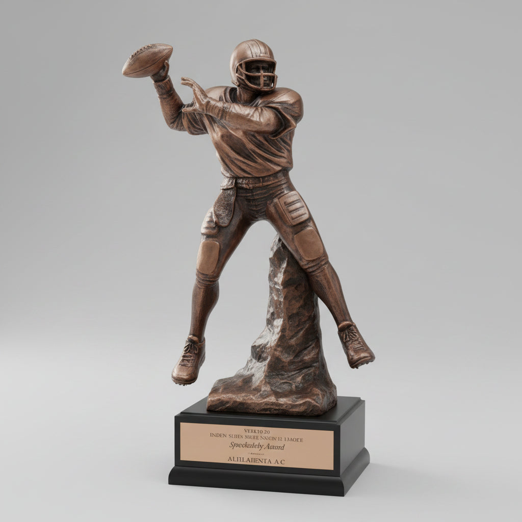 Football Quarterback MVP Trophy