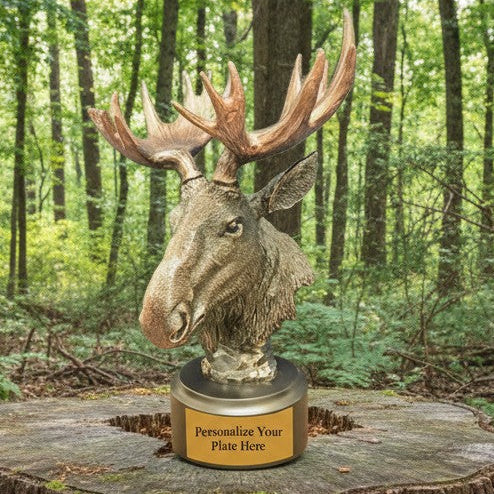 Bronze Moose Head Award Statue