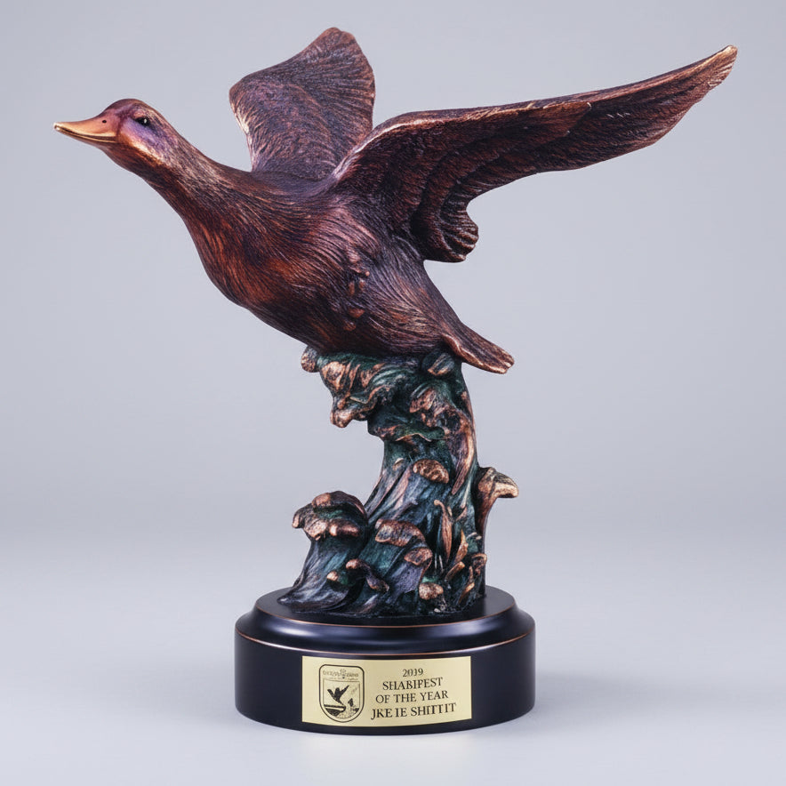 Bronze Flying Duck Trophy