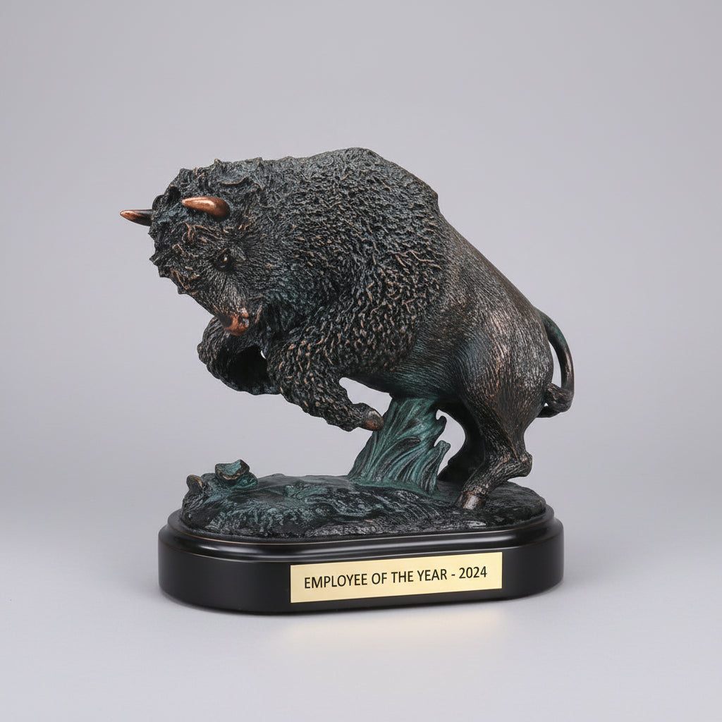 Wild Jumping Buffalo Trophy