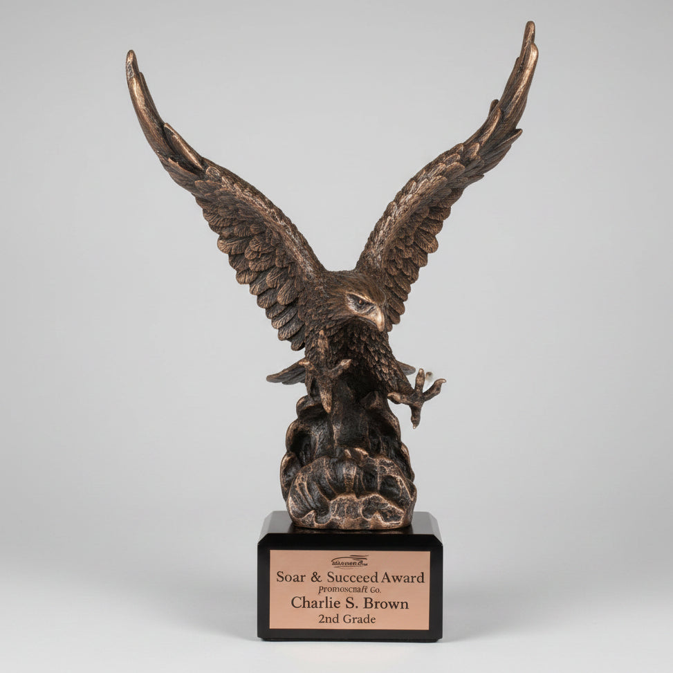 Attacking Eagle Trophy Award Large