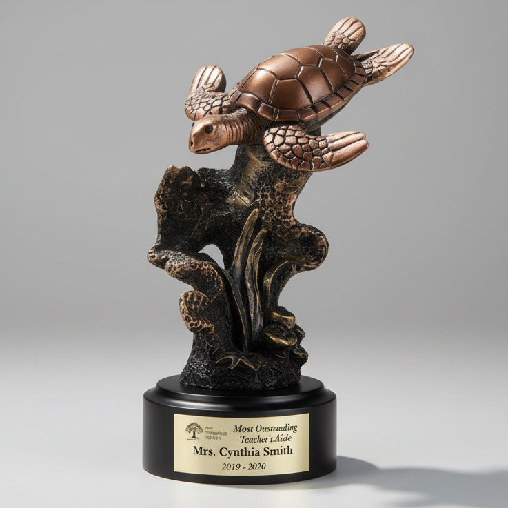Bronze Sea Turtle Trophy