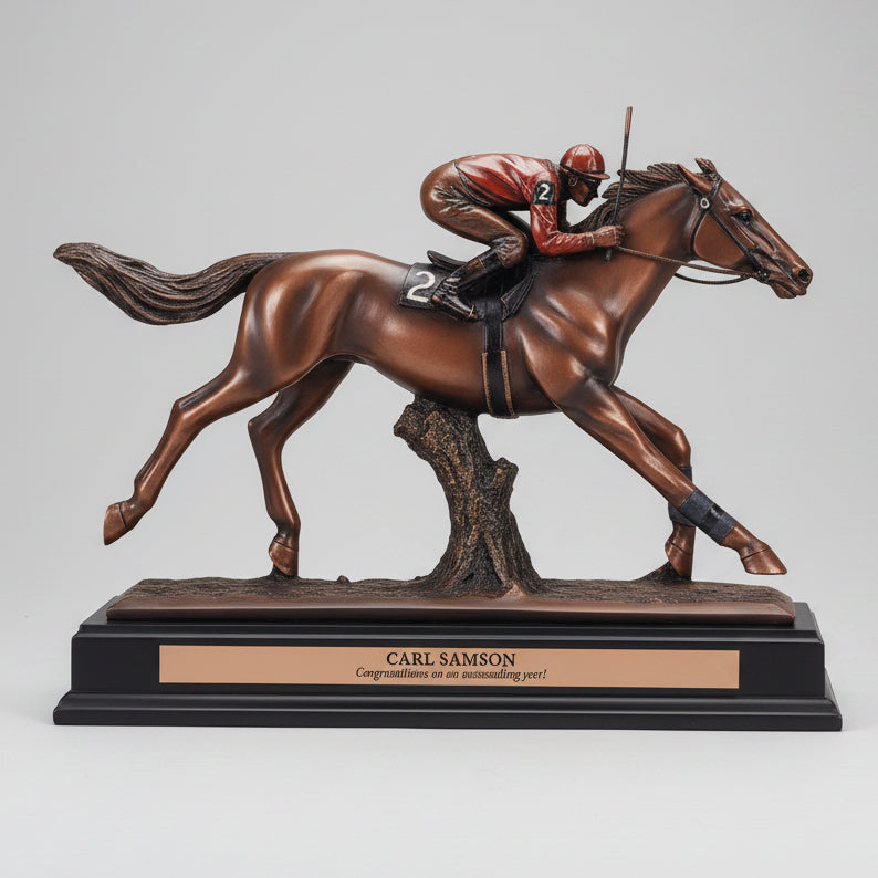 Horse Racing Jockey Trophy