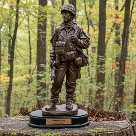 Army Soldier Military Statue Trophy