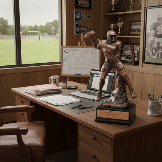 Football Quarterback MVP Trophy