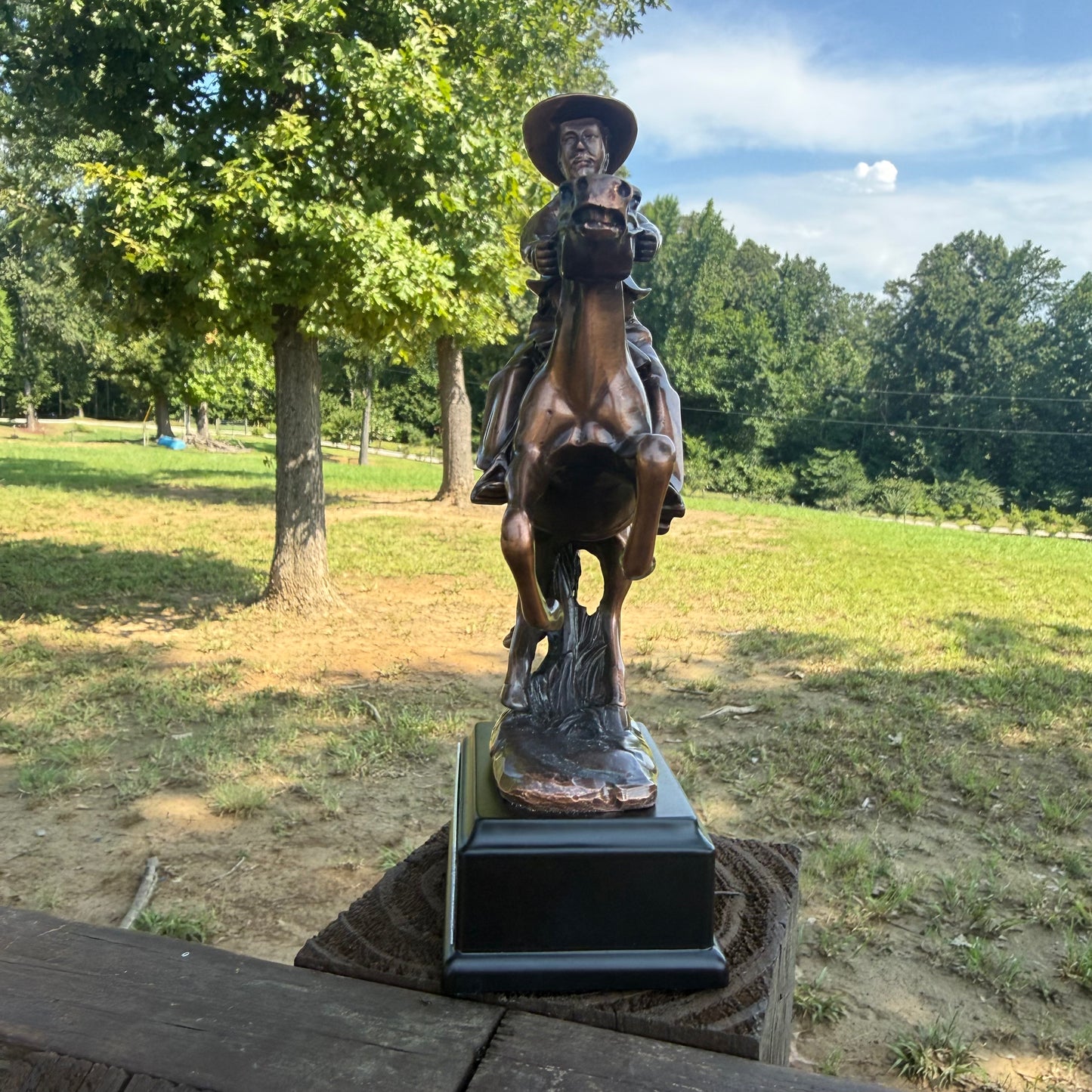 Western Horse Riding Cowboy Trophy