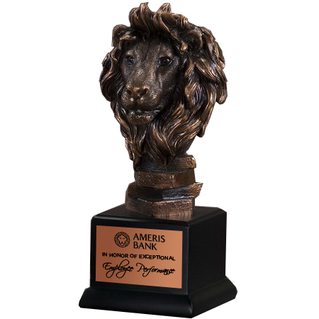 Bronze Lion Head