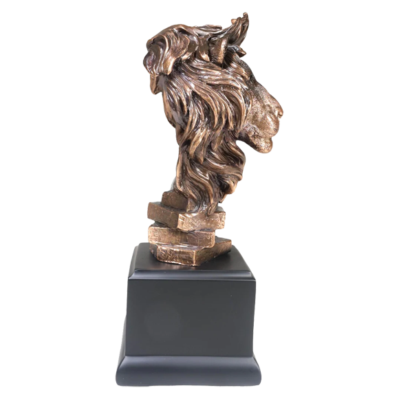 Bronze Lion Head