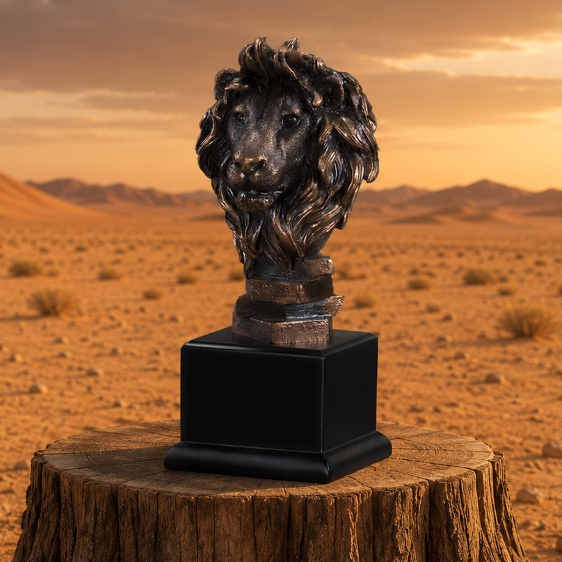 Bronze Lion Head