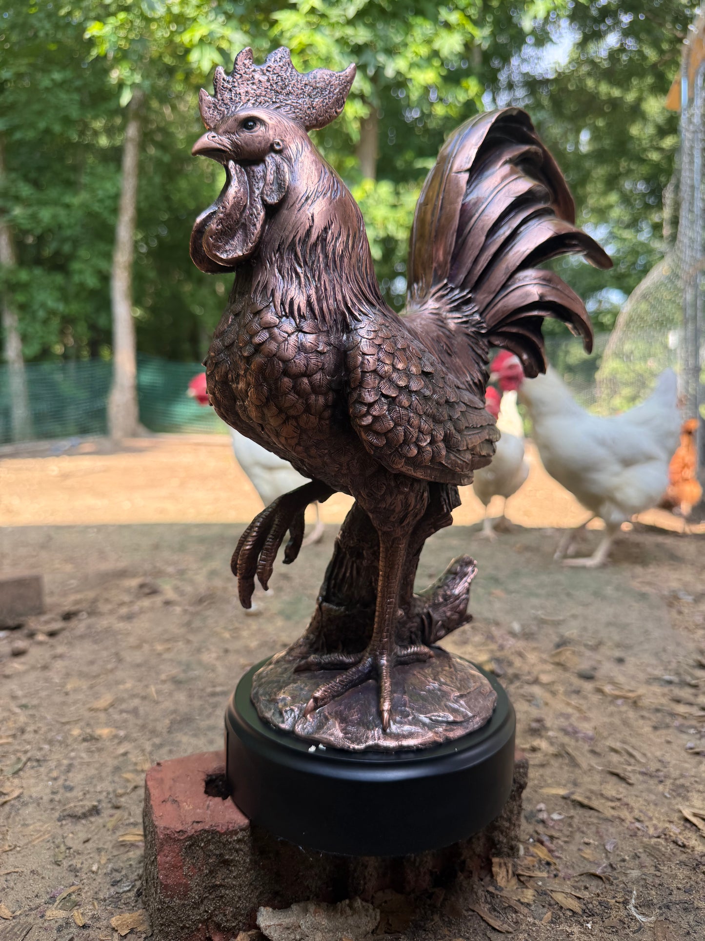Bronze Rooster Trophy Large