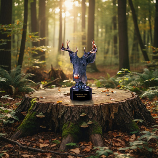 Bronze Deer Head Award Statue