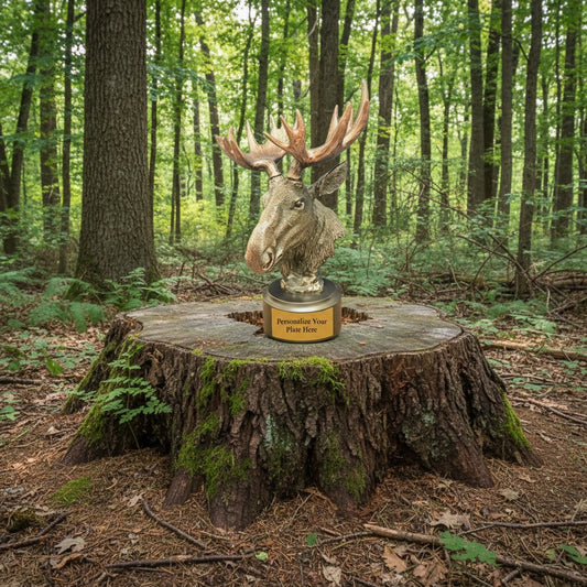 Bronze Moose Head Award Statue