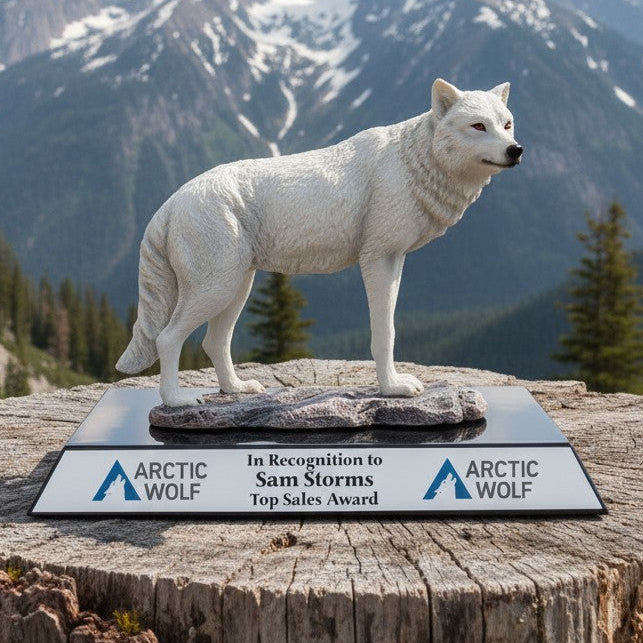 White Arctic Wolf Award