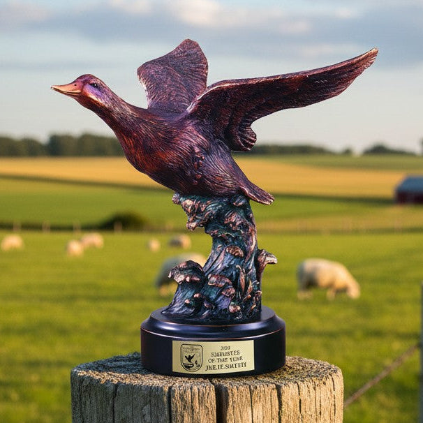 Bronze Flying Duck Trophy