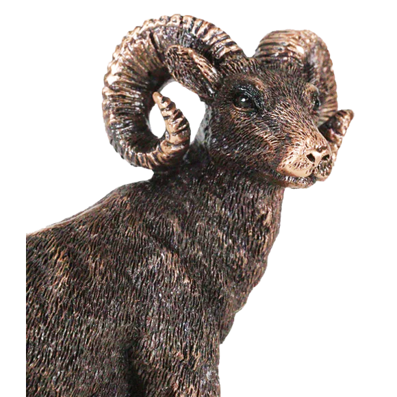 Bronze Standing Ram Trophy