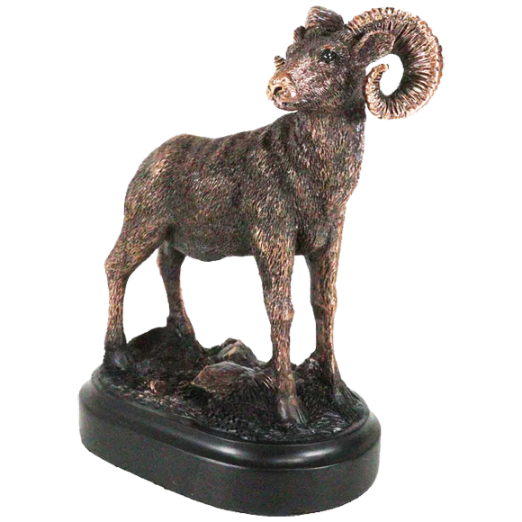 Bronze Standing Ram Trophy