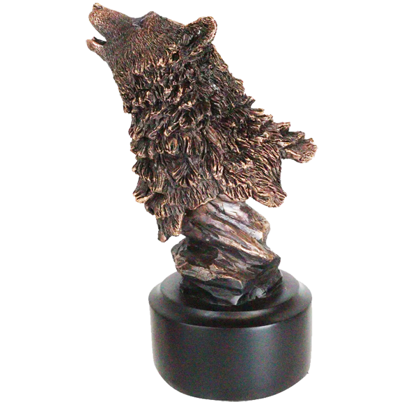 Howling Wolf Head Trophy