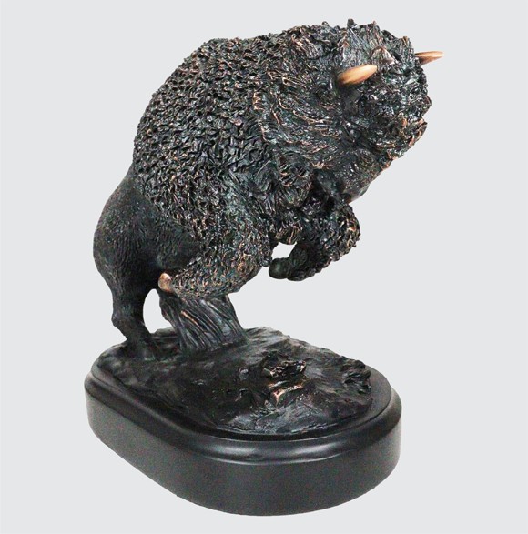 Wild Jumping Buffalo Trophy