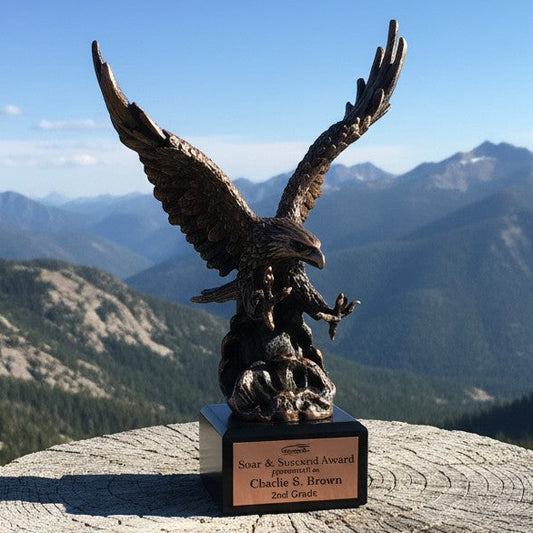 Attacking Eagle Trophy Award Large