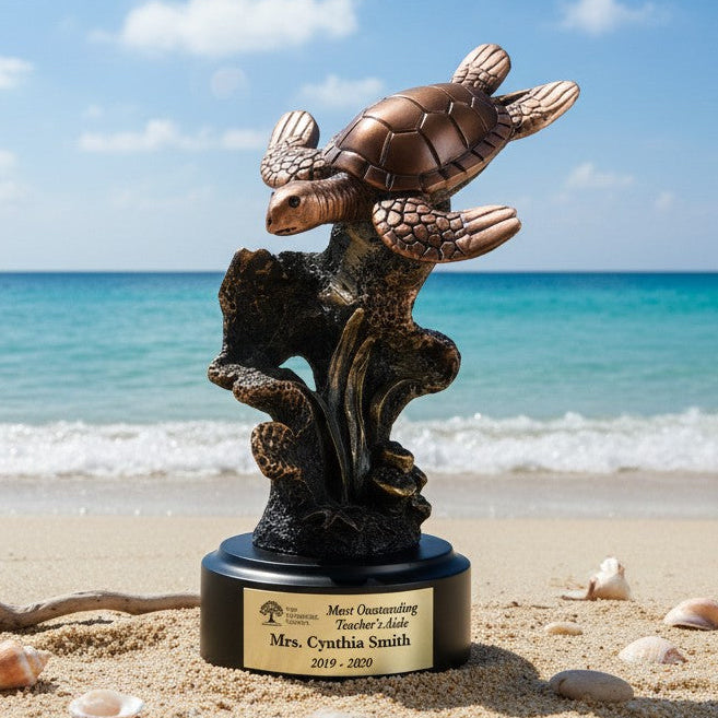 Bronze Sea Turtle Trophy