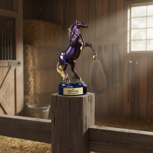 Bronze Dancing Horse Trophy