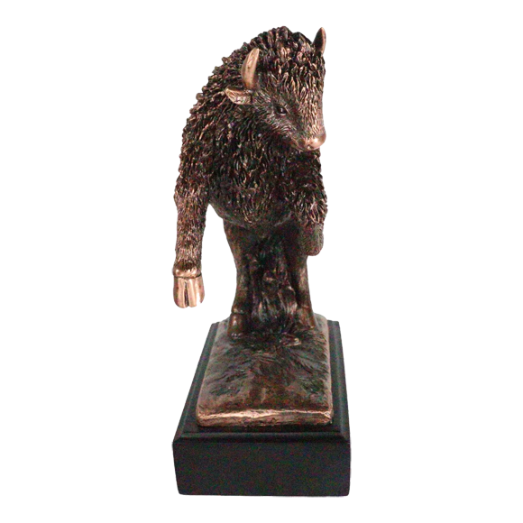 Bronze Jumping Buffalo Trophy