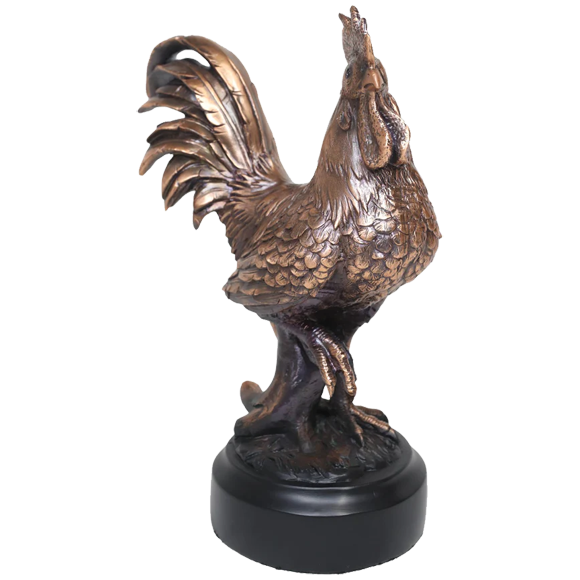 Bronze Rooster Trophy Large