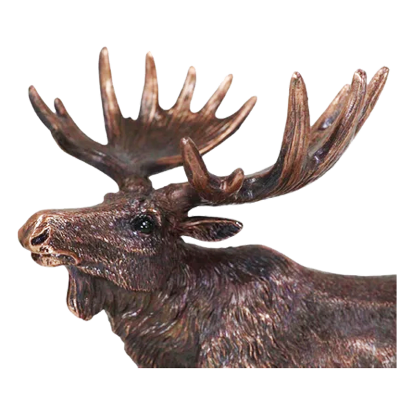 Bronze Standing Moose Trophy