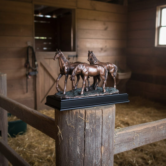 Bronze Three Horses Trophy