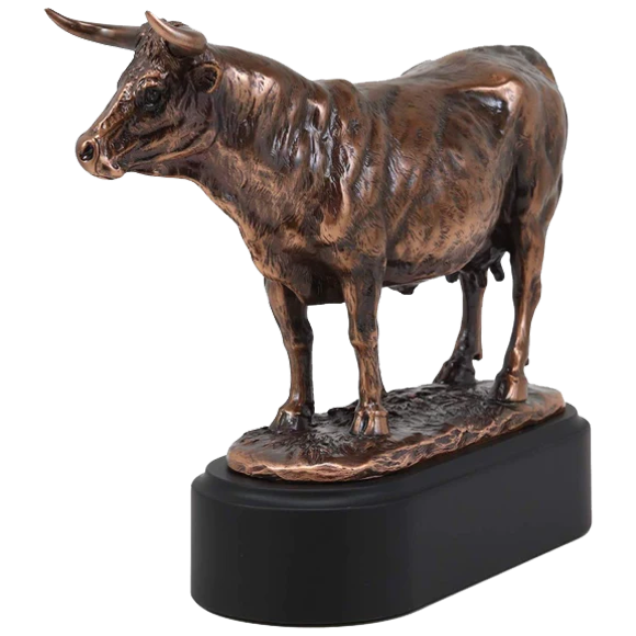 Bronze Charolais Cow Trophy