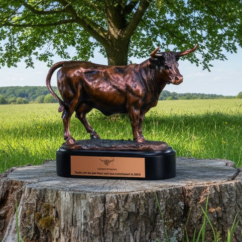 Bronze Charolais Cow Trophy