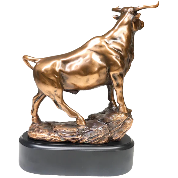 Bronze Proud Bull Trophy