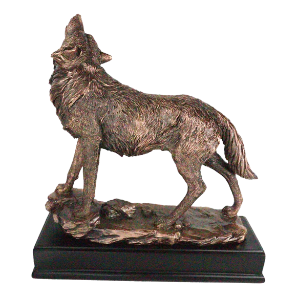 Giant Howling Wolf Trophy