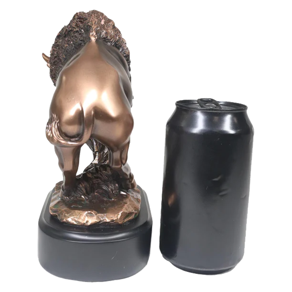 Bronze Charging Buffalo Trophy