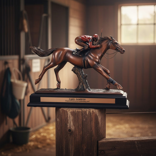 Horse Racing Jockey Trophy
