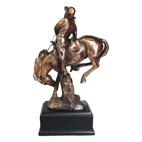 Horse Bucking Cowboy Trophy