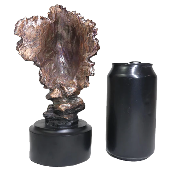 Bronze Buffalo Head Trophy small