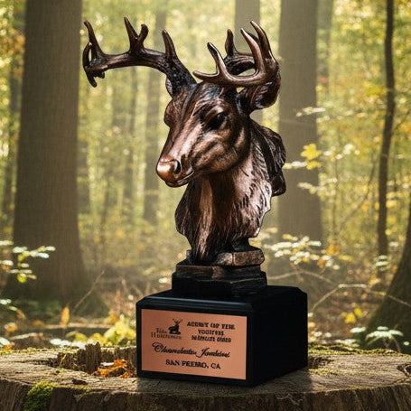 White Tail Deer Head Trophy