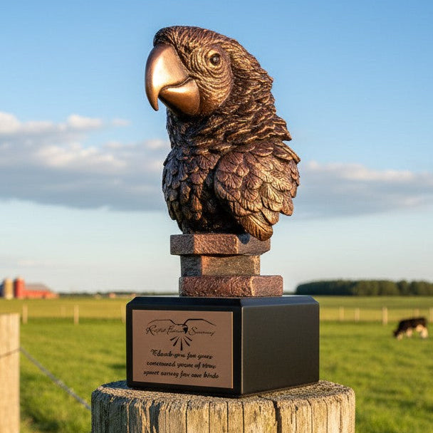Parrot Head Statue Trophy
